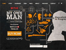 Tablet Screenshot of myownmanthemovie.com